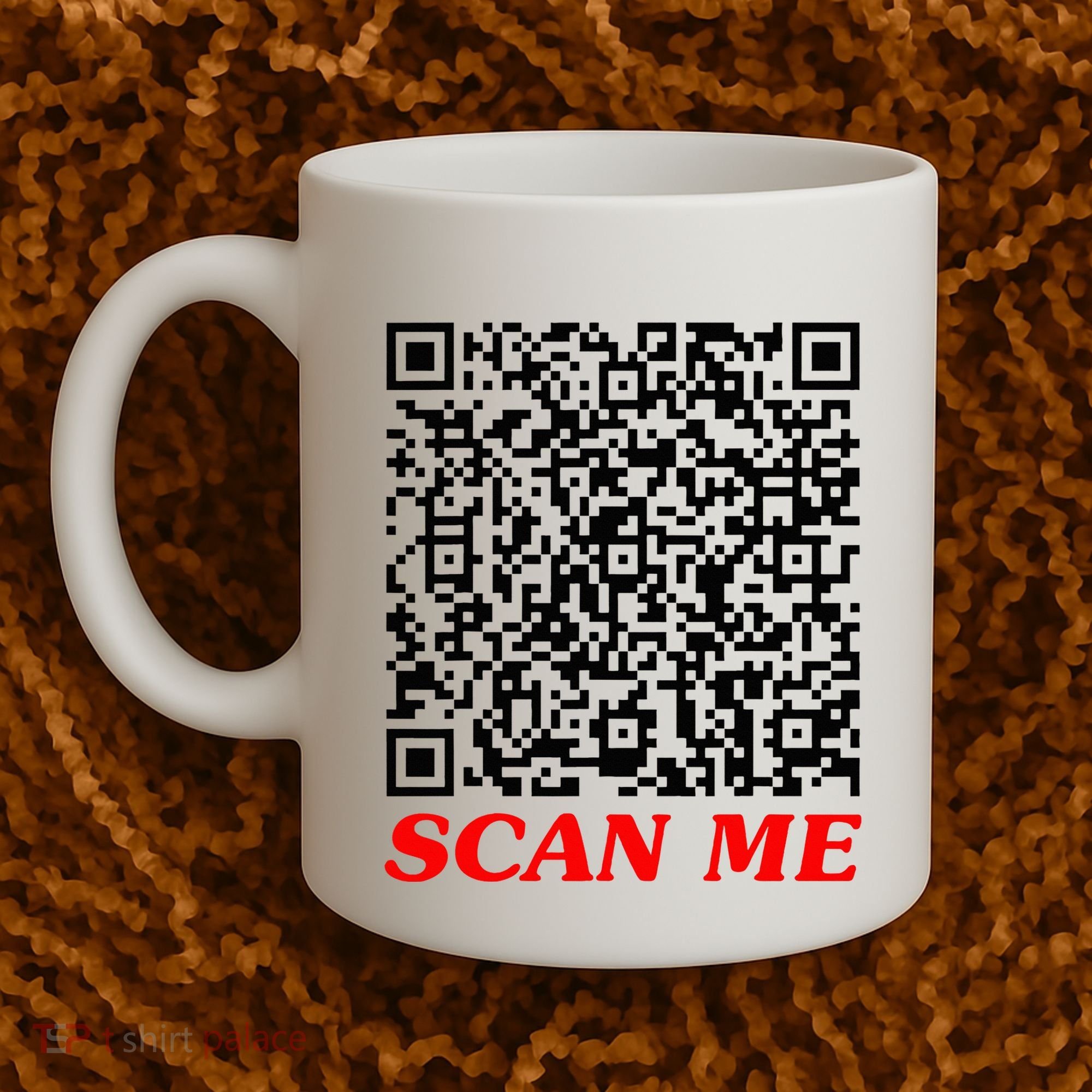 Fuckyou Qr Code Anti Social Sarcastic Coffee Mug