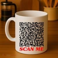 Fuckyou Qr Code Anti Social Sarcastic Coffee Mug thumb 4