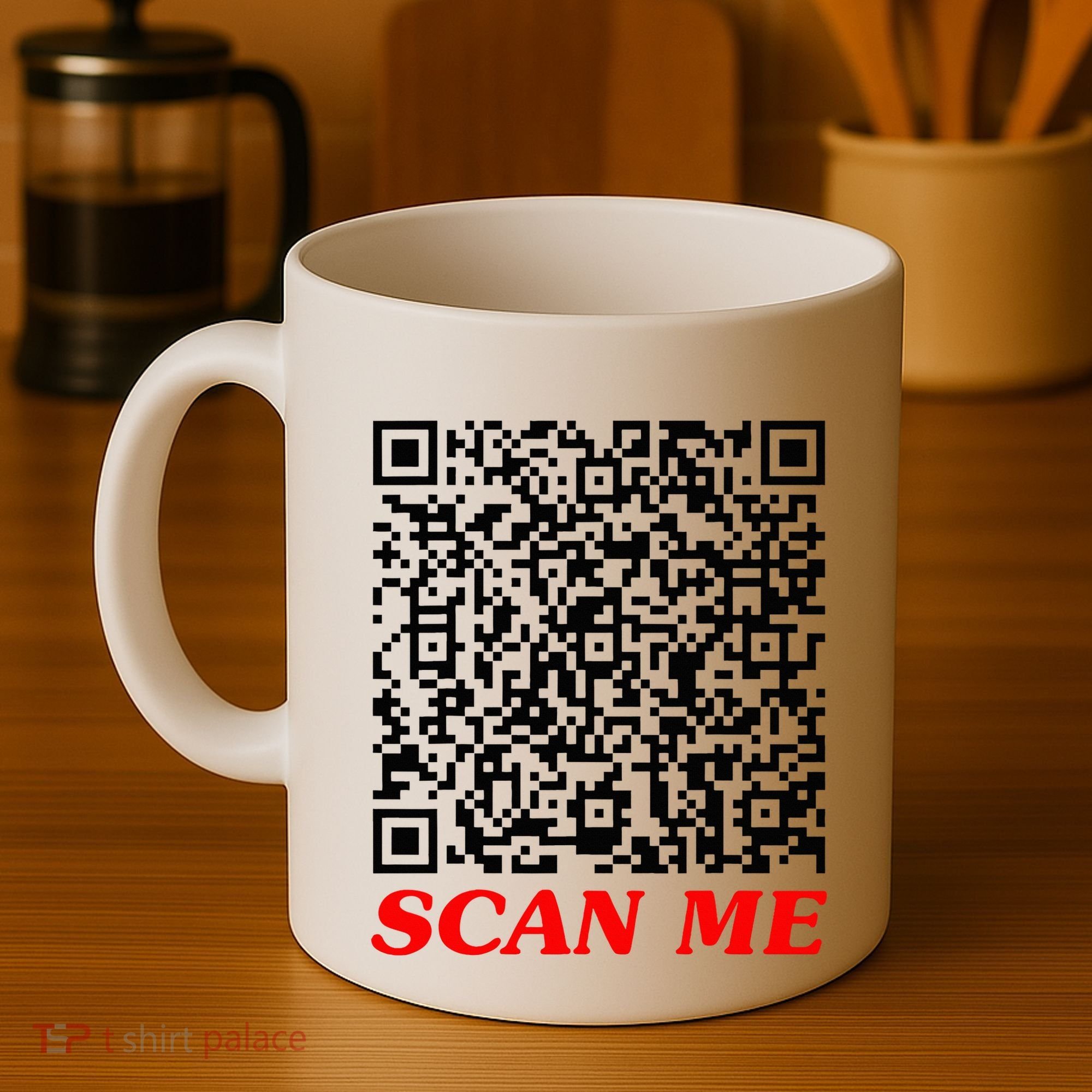 Fuckyou Qr Code Anti Social Sarcastic Coffee Mug