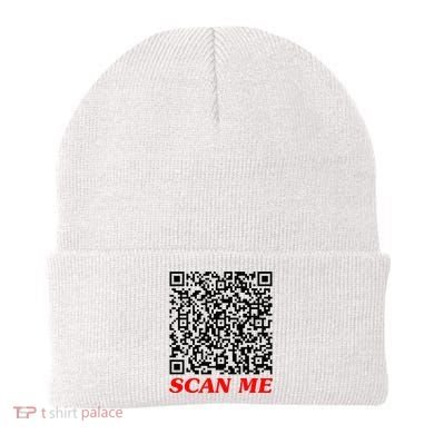 Fuckyou Qr Code Anti Social Sarcastic Beanie