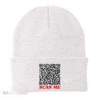 Fuckyou Qr Code Anti Social Sarcastic Beanie thumb 0
