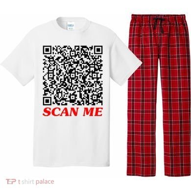 Fuckyou Qr Code Anti Social Sarcastic Pajama Set