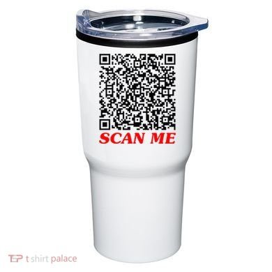 Fuckyou Qr Code Anti Social Sarcastic Tumbler