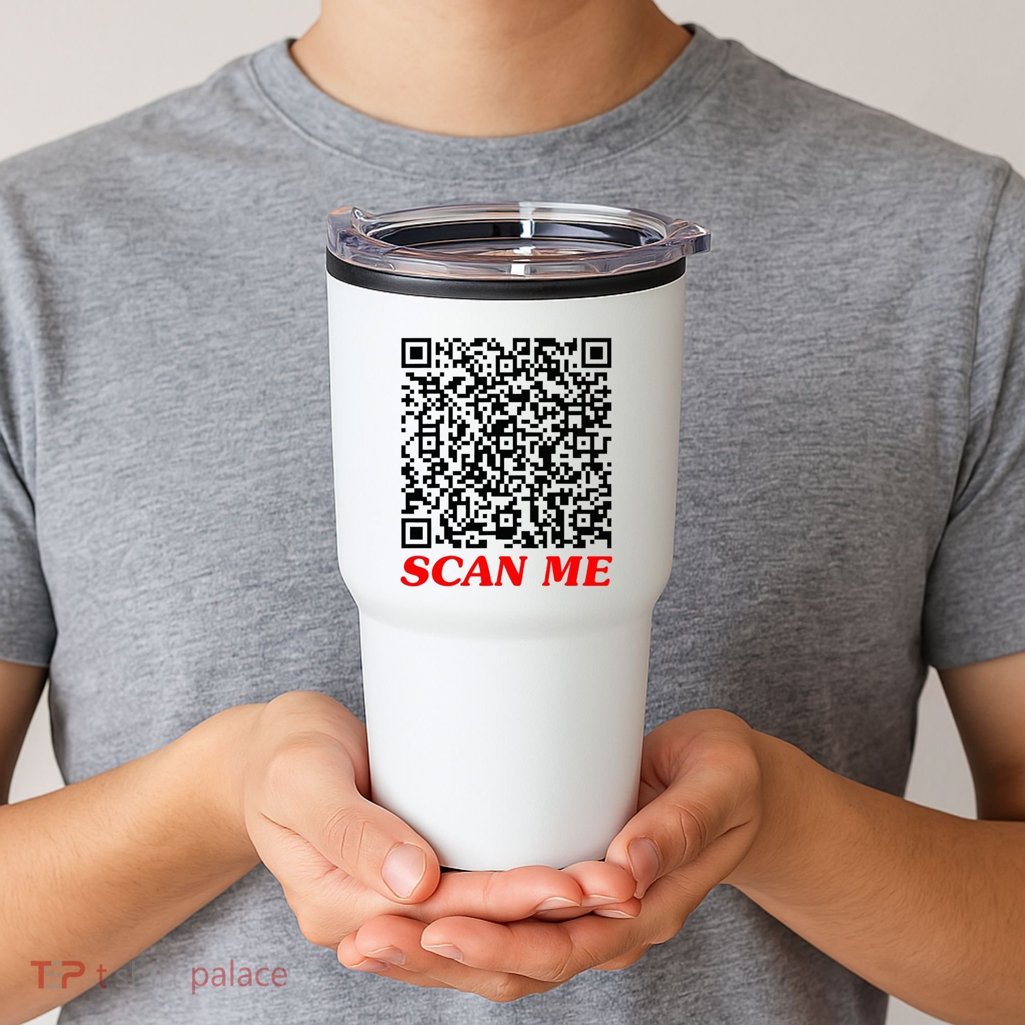 Fuckyou Qr Code Anti Social Sarcastic Tumbler