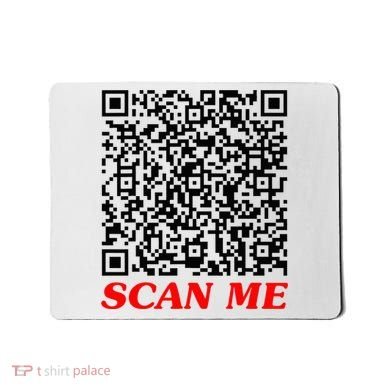 Fuckyou Qr Code Anti Social Sarcastic Mousepad