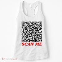 Fuckyou Qr Code Anti Social Sarcastic Women's Tank Top thumb 0