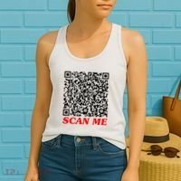 Fuckyou Qr Code Anti Social Sarcastic Women's Tank Top thumb 2