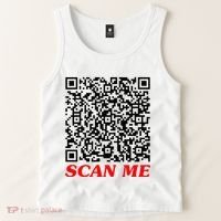 Fuckyou Qr Code Anti Social Sarcastic Tank Top thumb 2