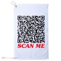 Fuckyou Qr Code Anti Social Sarcastic Golf Towel thumb 0