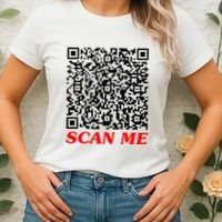 Fuckyou Qr Code Anti Social Sarcastic Women's T-Shirt thumb 2