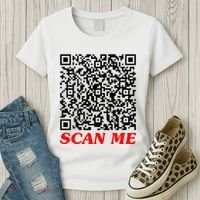 Fuckyou Qr Code Anti Social Sarcastic Women's T-Shirt thumb 3