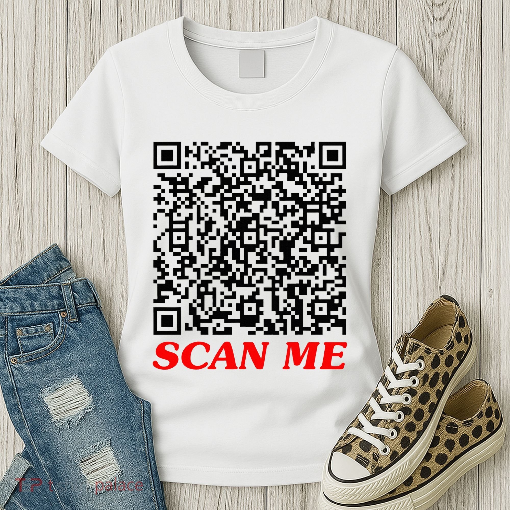 Fuckyou Qr Code Anti Social Sarcastic Women's T-Shirt