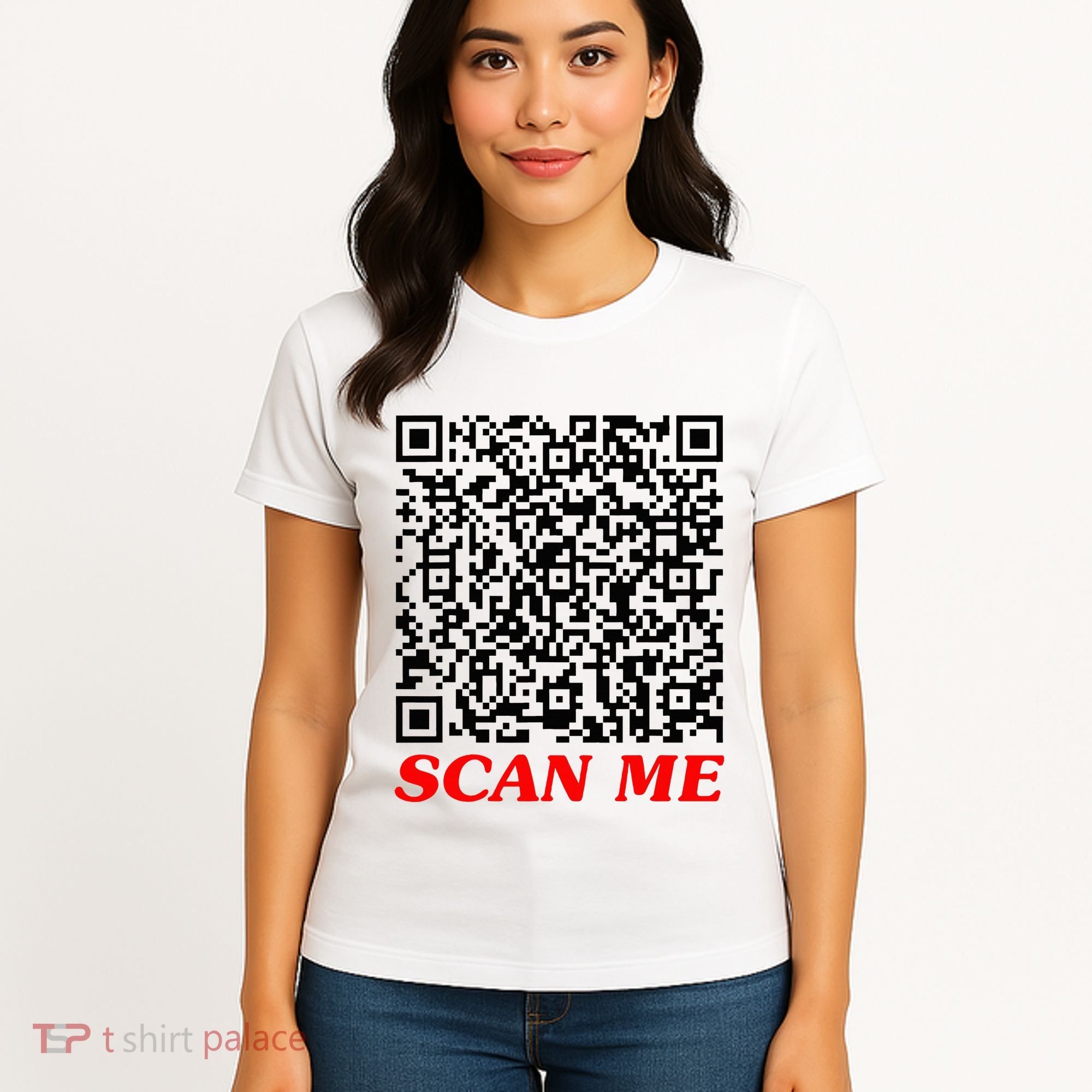 Fuckyou Qr Code Anti Social Sarcastic Women's T-Shirt