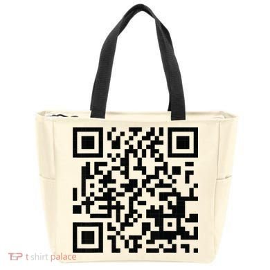 Fuckoff Qr Code Tote Bag
