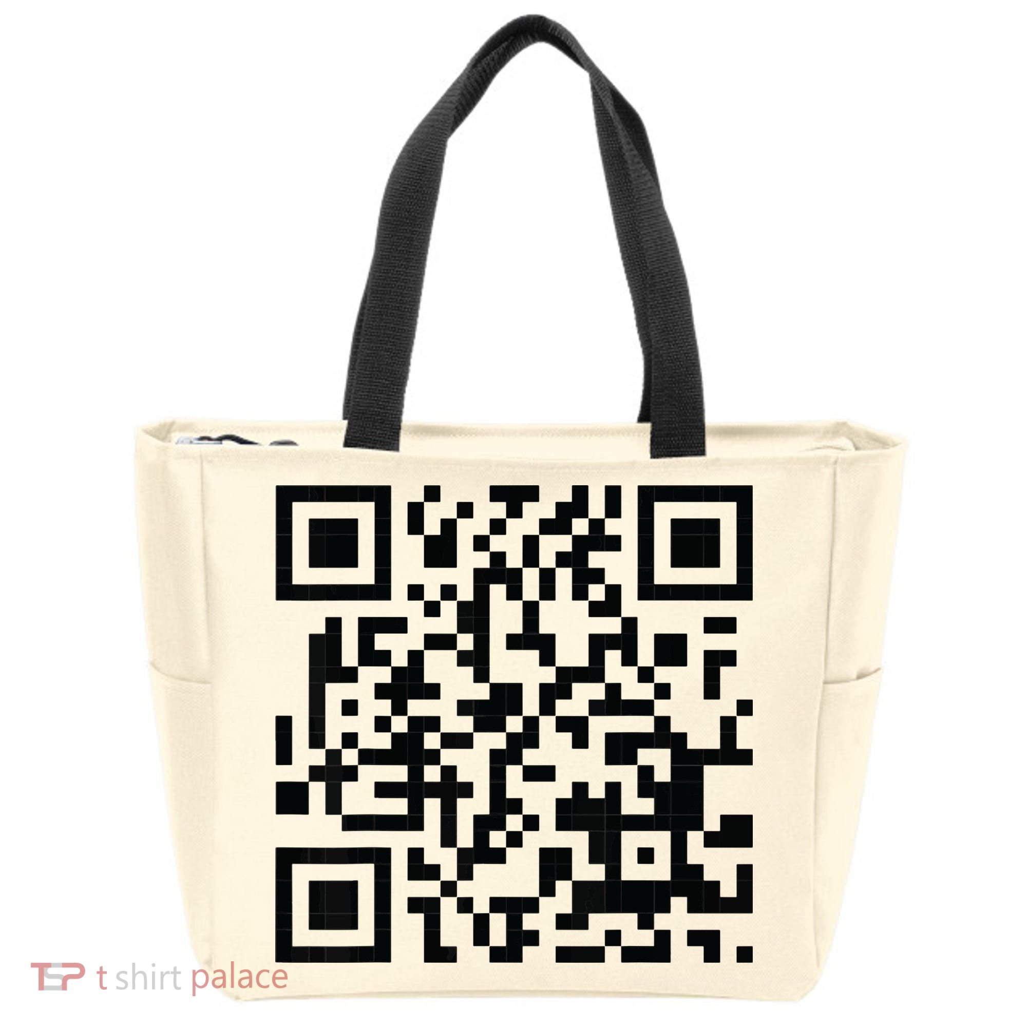 Fuckoff Qr Code Tote Bag