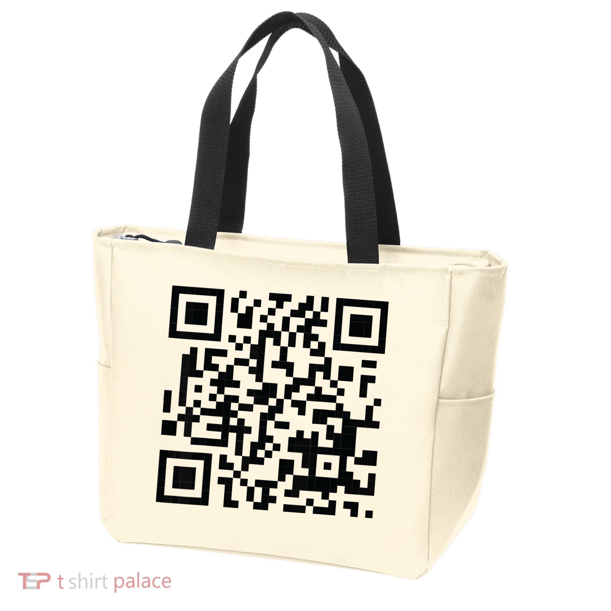 Fuckoff Qr Code Tote Bag