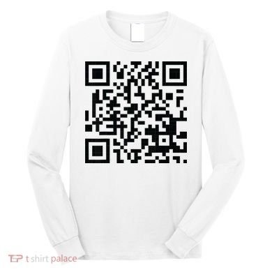 Fuckoff Qr Code Long Sleeve Shirt