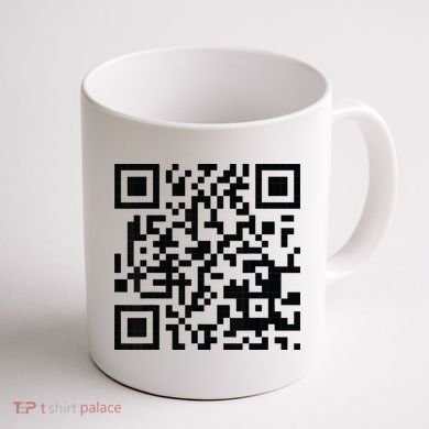Fuckoff Qr Code Coffee Mug back