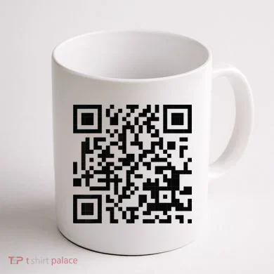 Fuckoff Qr Code Coffee Mug back
