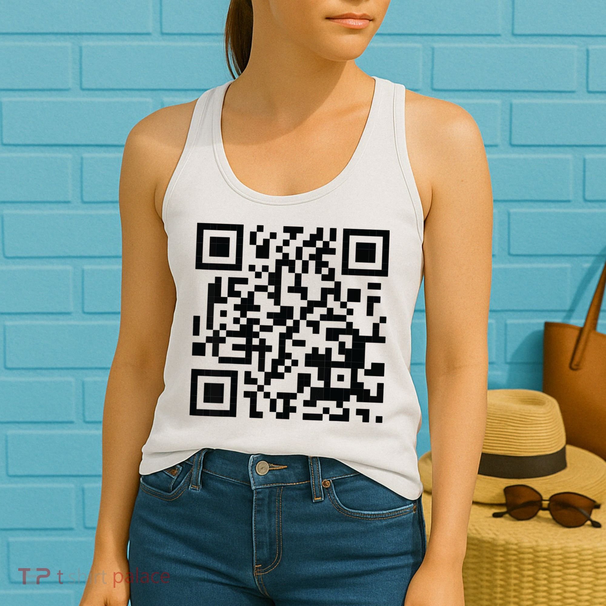 Fuckoff Qr Code Women's Tank Top