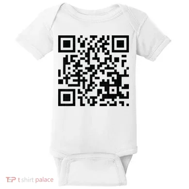Fuckoff Qr Code Baby Bodysuit