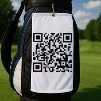 Fuckoff Qr Code Golf Towel thumb 2