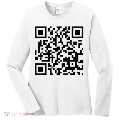 Fuckoff Qr Code Women's Long Sleeve Shirt