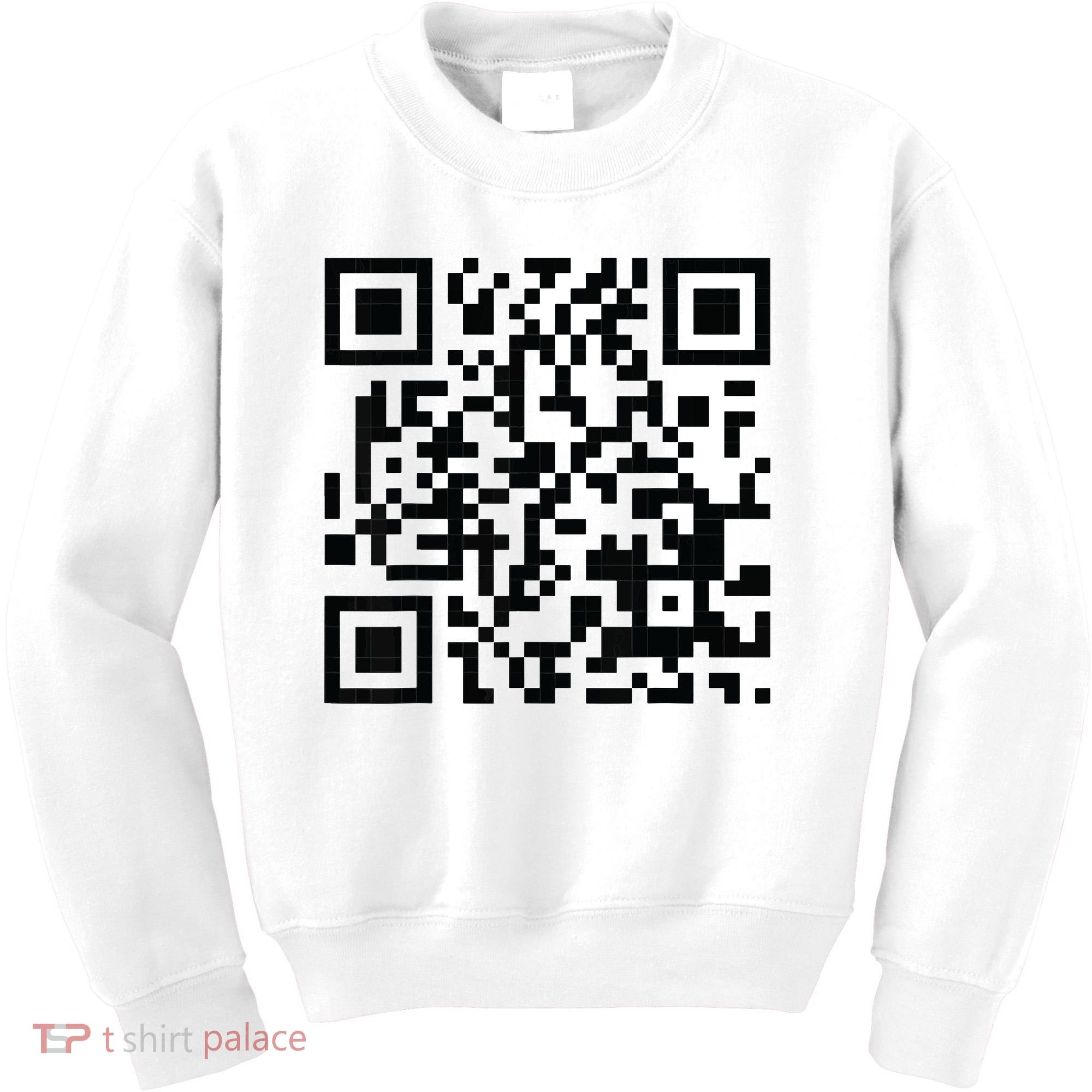 Fuckoff Qr Code Kids Sweatshirt