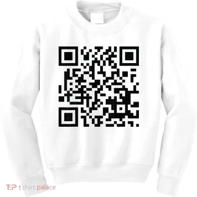 Fuckoff Qr Code Kids Sweatshirt