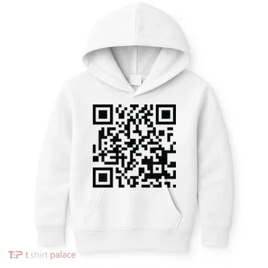 Fuckoff Qr Code Kids Hoodie