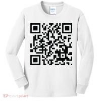 Fuckoff Qr Code Kids Long Sleeve Shirt thumb 0