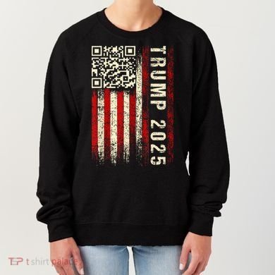 Funny Qr Donald Trump Dancing 4745 Code Video Women's Sweatshirt
