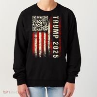 Funny Qr Donald Trump Dancing 4745 Code Video Women's Sweatshirt thumb 0