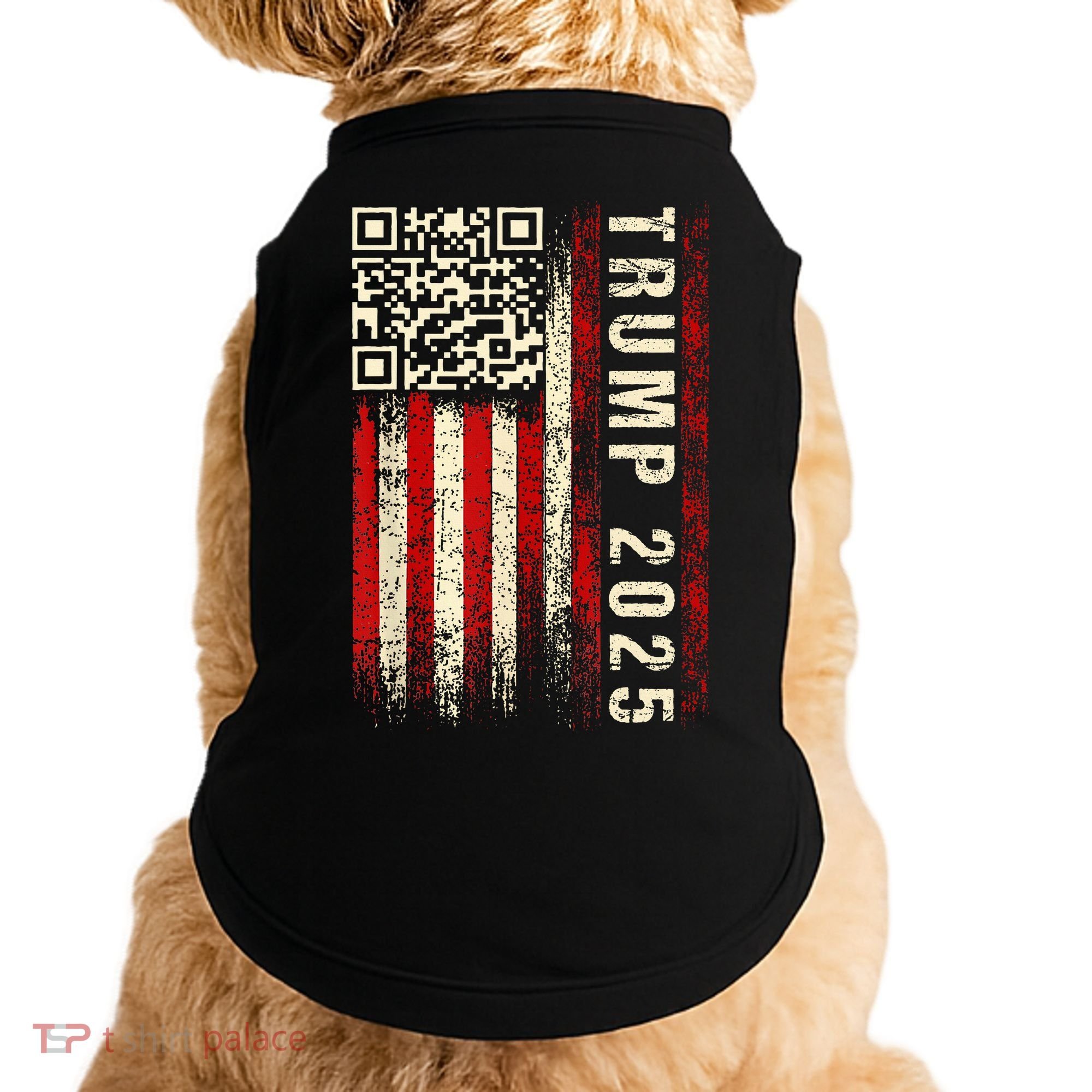 Funny Qr Donald Trump Dancing 4745 Code Video Doggie Tank