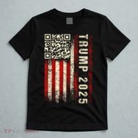 Funny Qr Donald Trump Dancing 4745 Code Video T-Shirt thumb 5