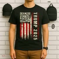 Funny Qr Donald Trump Dancing 4745 Code Video T-Shirt thumb 6