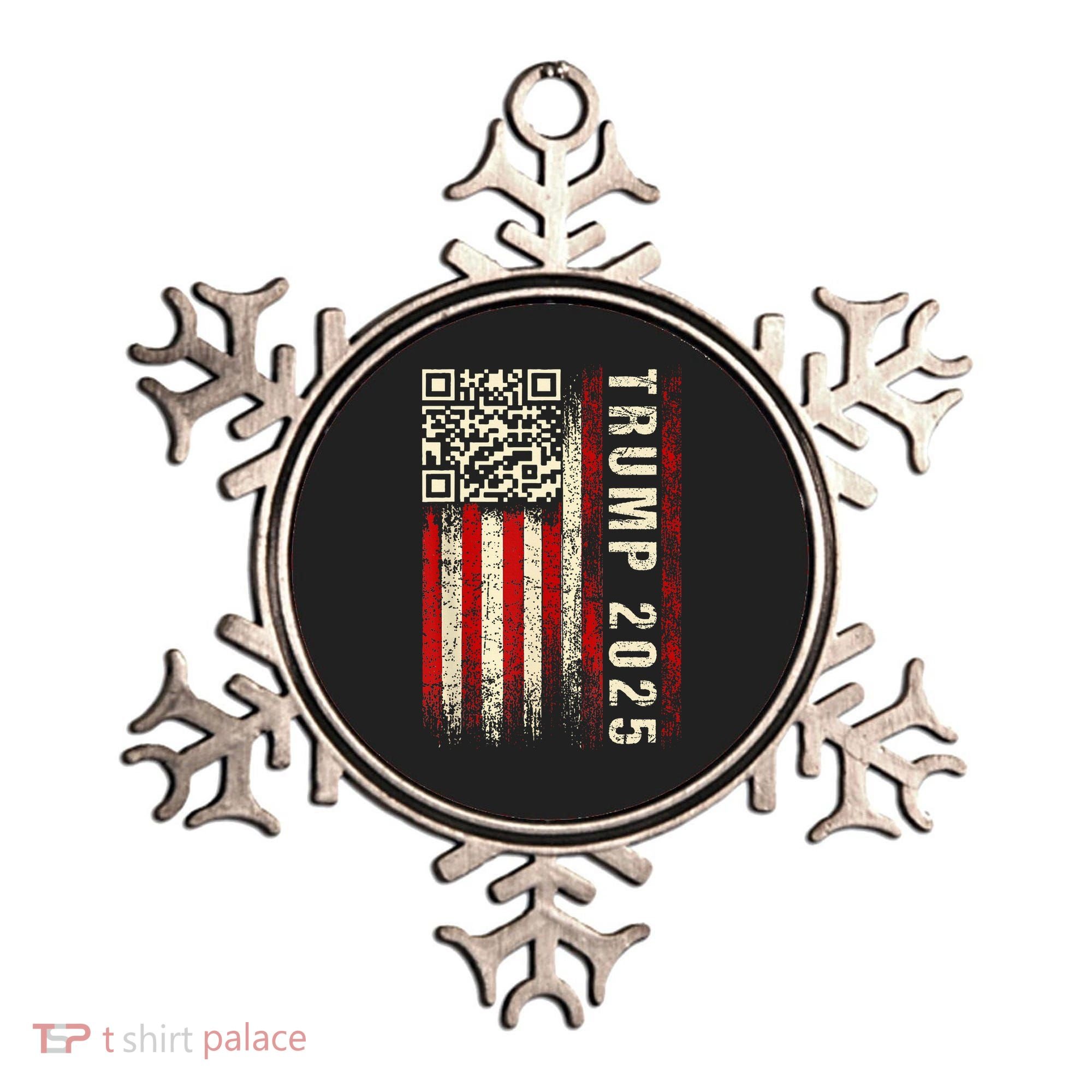 Funny Qr Donald Trump Dancing 4745 Code Video Ornament