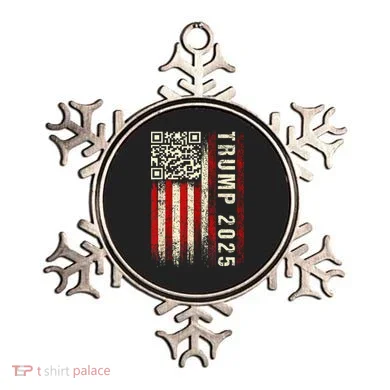 Funny Qr Donald Trump Dancing 4745 Code Video Ornament
