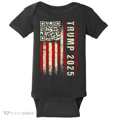 Funny Qr Donald Trump Dancing 4745 Code Video Baby Bodysuit