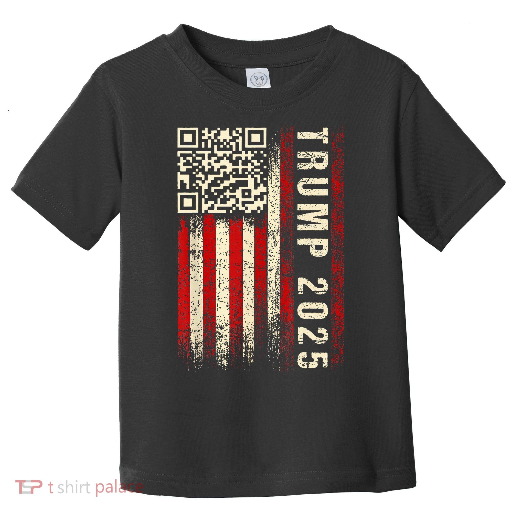 Funny Qr Donald Trump Dancing 4745 Code Video Toddler T-Shirt