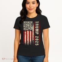 Funny Qr Donald Trump Dancing 4745 Code Video Women's T-Shirt thumb 4