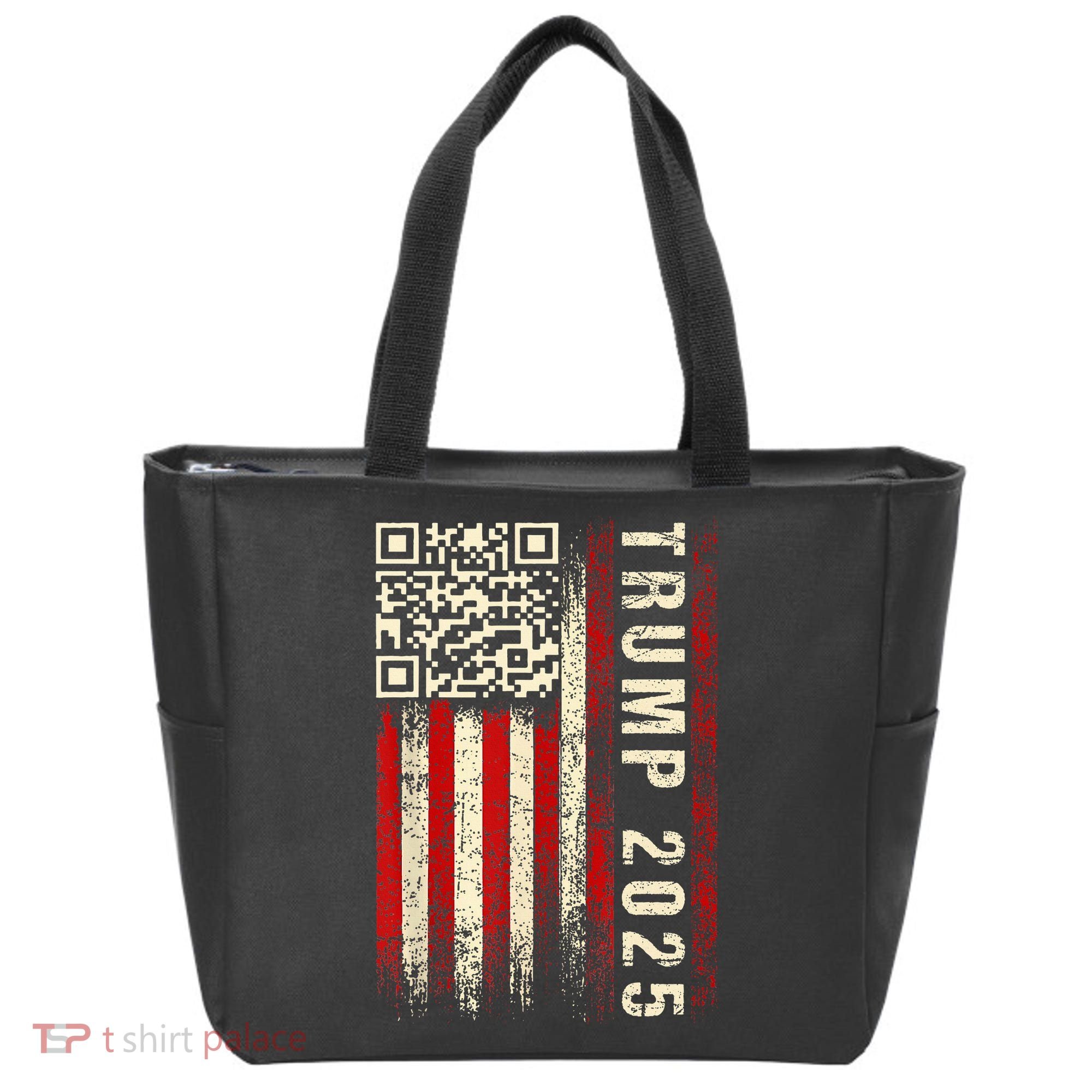 Funny Qr Donald Trump Dancing 4745 Code Video Tote Bag