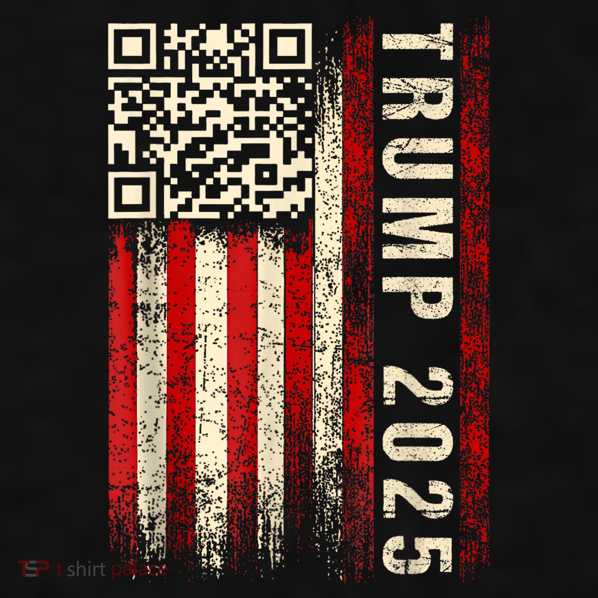 Funny Qr Donald Trump Dancing 47/45 Code Video Ladies PosiCharge Tri-Blend Wicking Tank