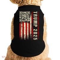 Funny Qr Donald Trump Dancing 47/45 Code Video Doggie Tank thumb 0