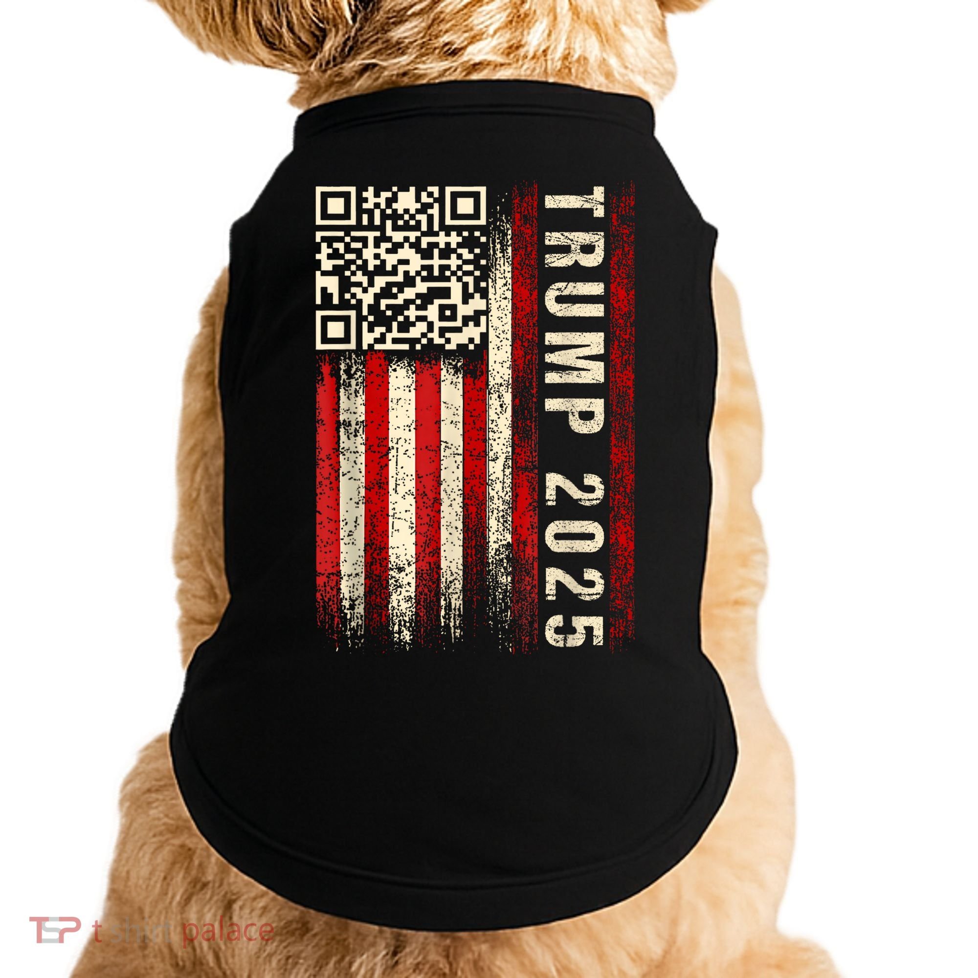 Funny Qr Donald Trump Dancing 47/45 Code Video Doggie Tank