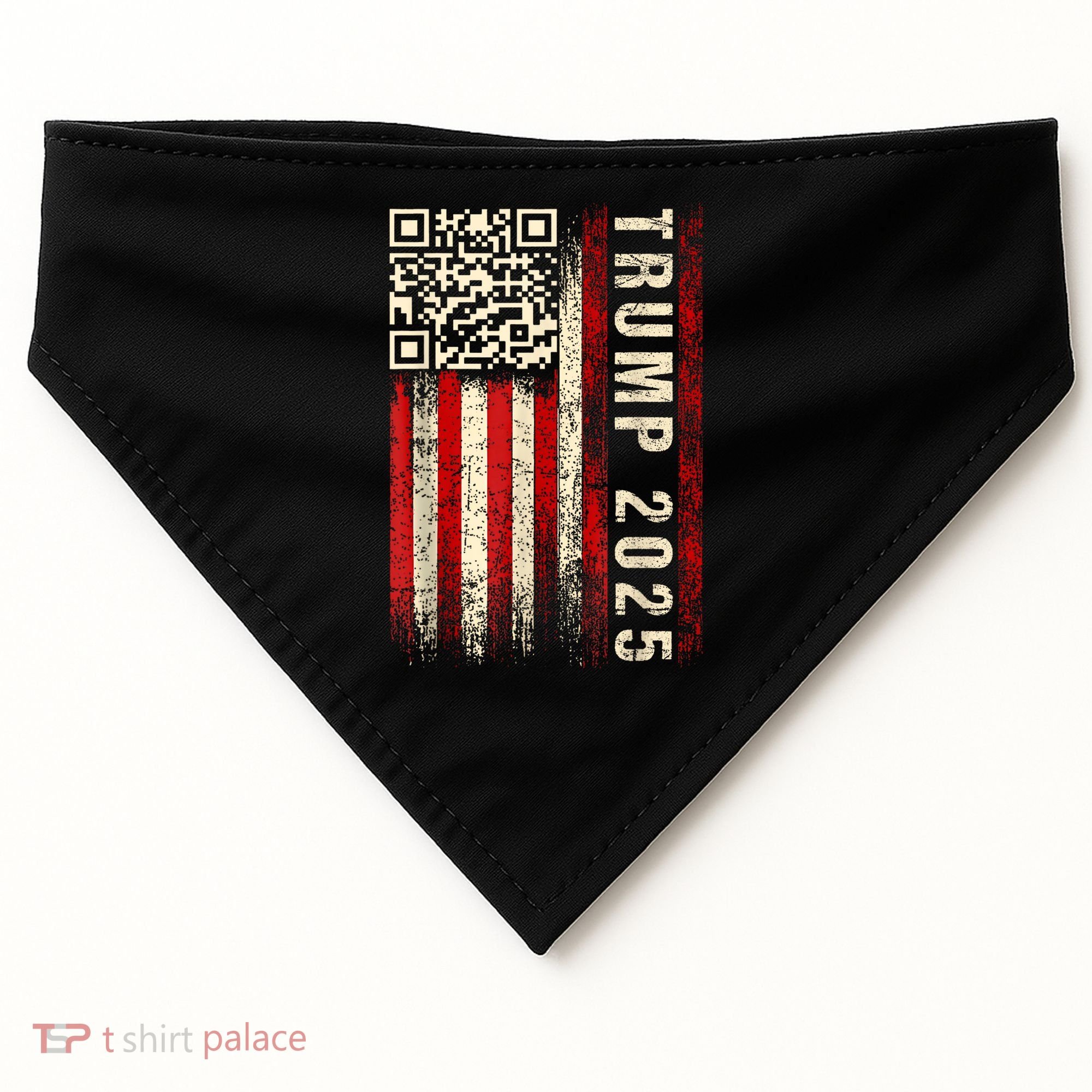 Funny Qr Donald Trump Dancing 47/45 Code Video USA-Made Doggie Bandana