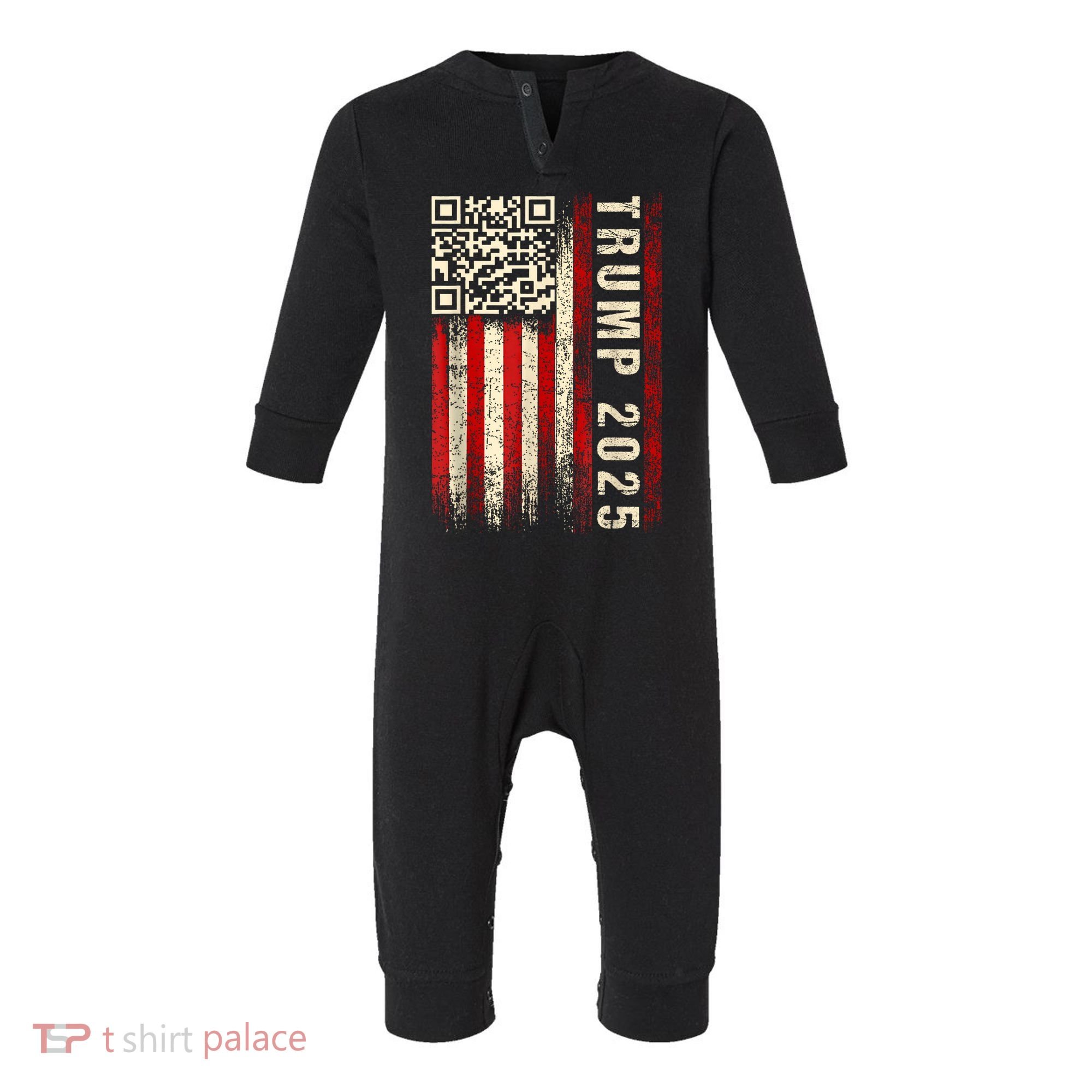 Funny Qr Donald Trump Dancing 47/45 Code Video Infant Fleece One Piece