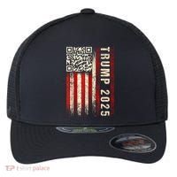 Funny Qr Donald Trump Dancing 47/45 Code Video Flexfit Unipanel Trucker Cap thumb 0