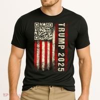Funny Qr Donald Trump Dancing 47/45 Code Video Cooling Performance Crew T-Shirt thumb 2