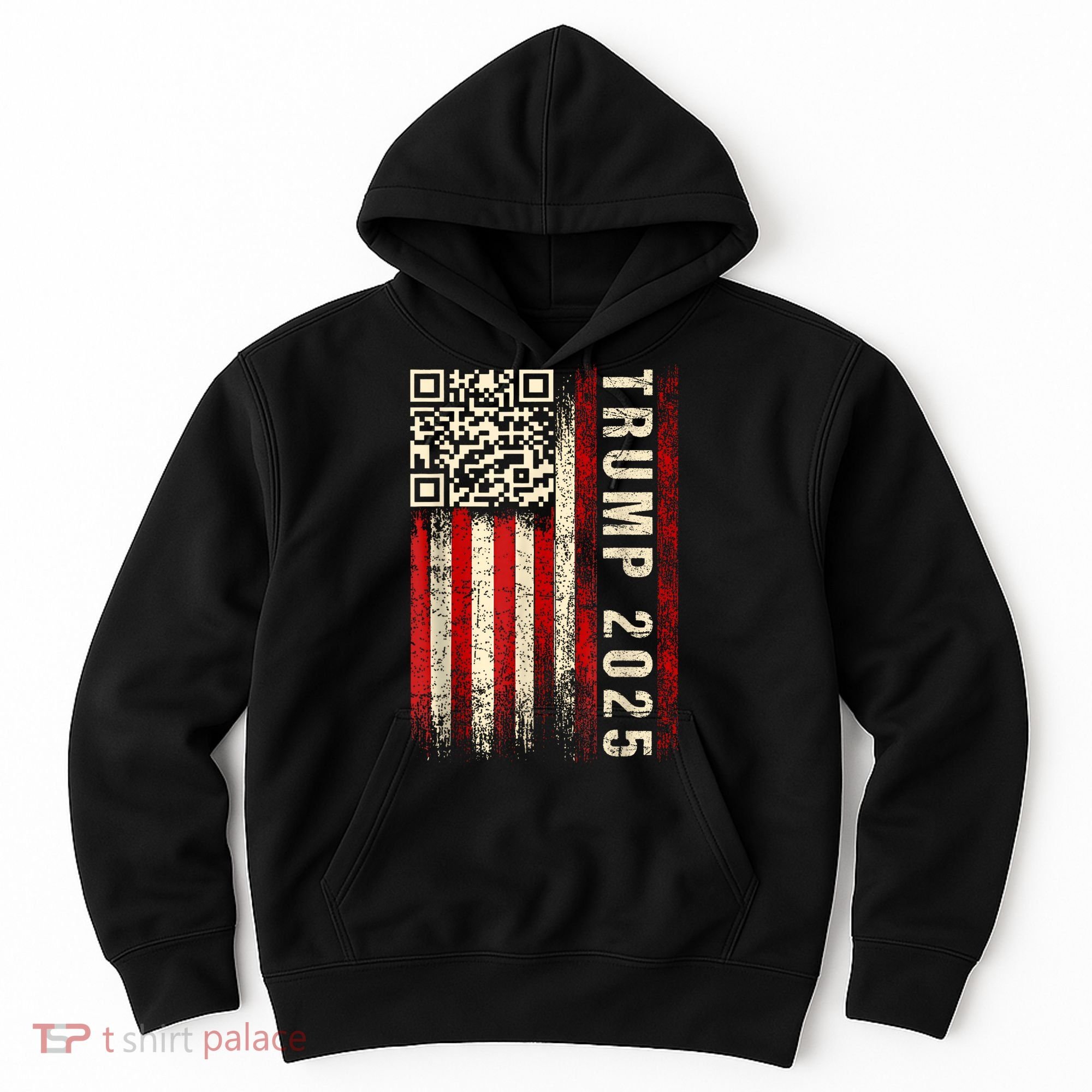 Funny Qr Donald Trump Dancing 47/45 Code Video Hoodie